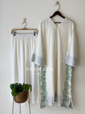 Floral Border Linen Set B255