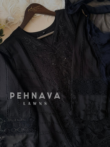 Cut Work Embroidered Suit (6-8 Days Delivery Time)