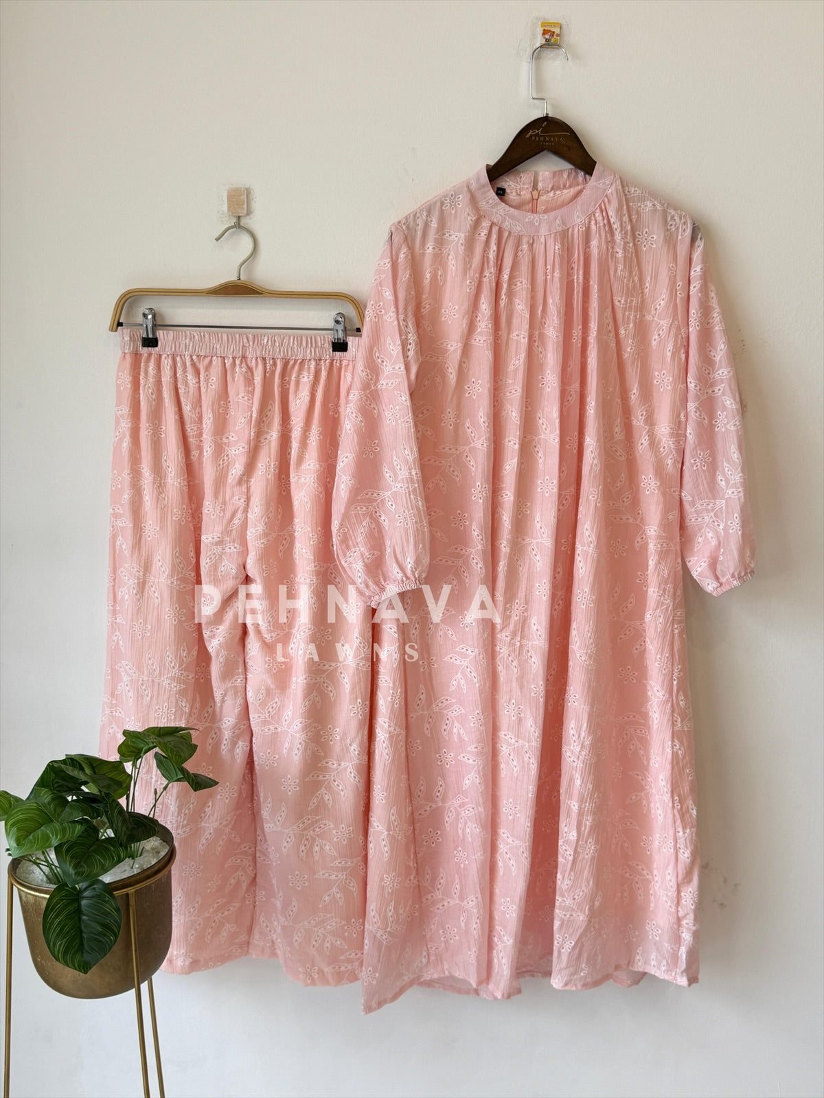 Soft Floral Embroidery Set-4192