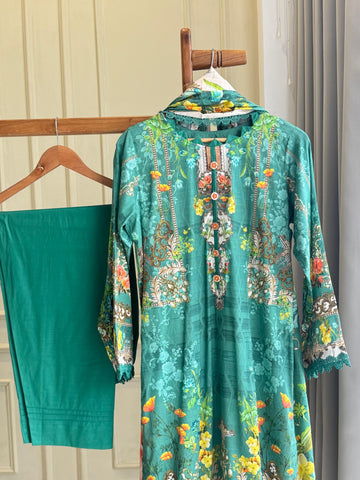 Jade Casual Fit Lawn Suit- 3459