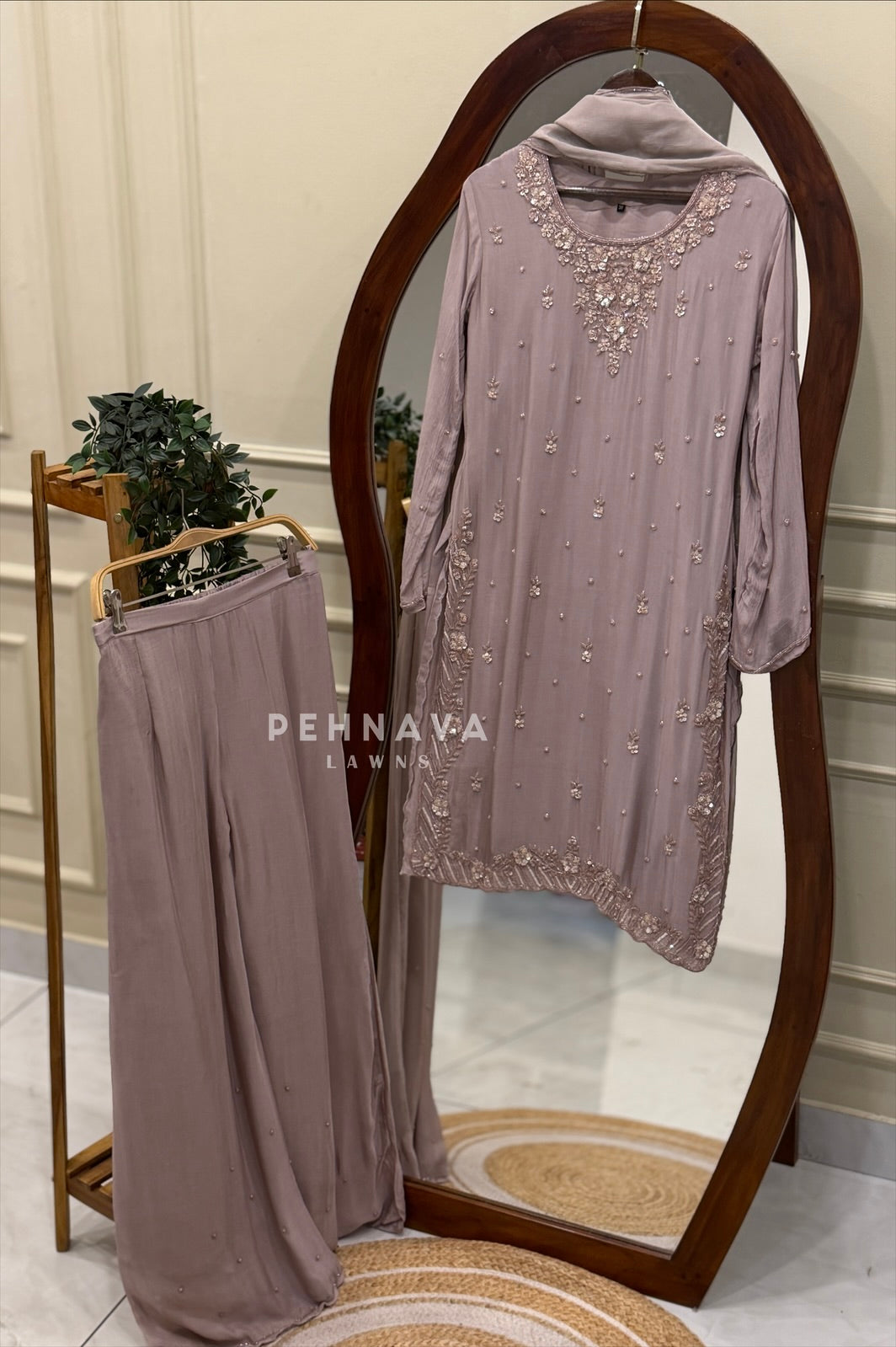 Premium Handworked Chinnon Suit