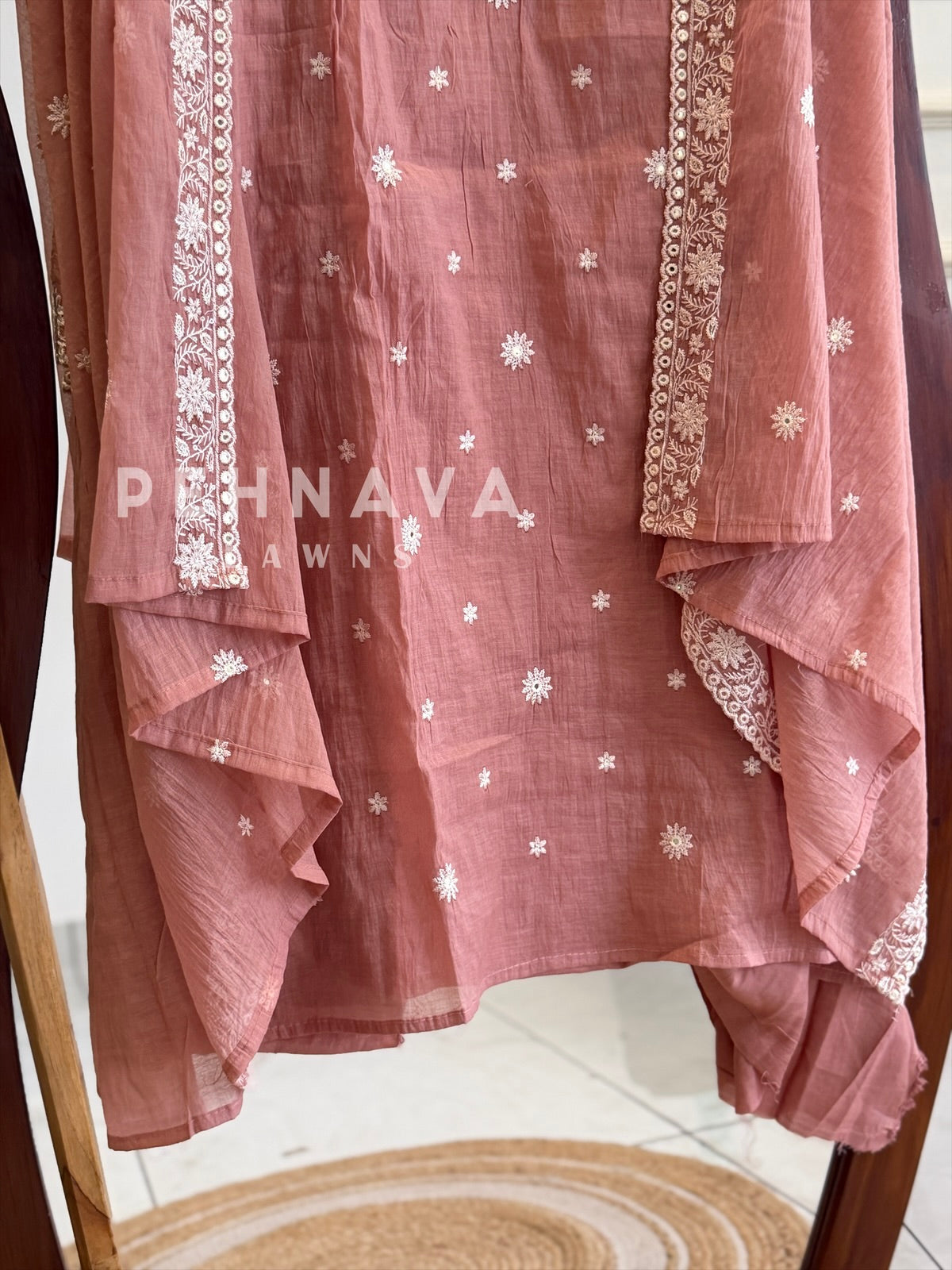Embroidered Unstitched Suit-1007SK