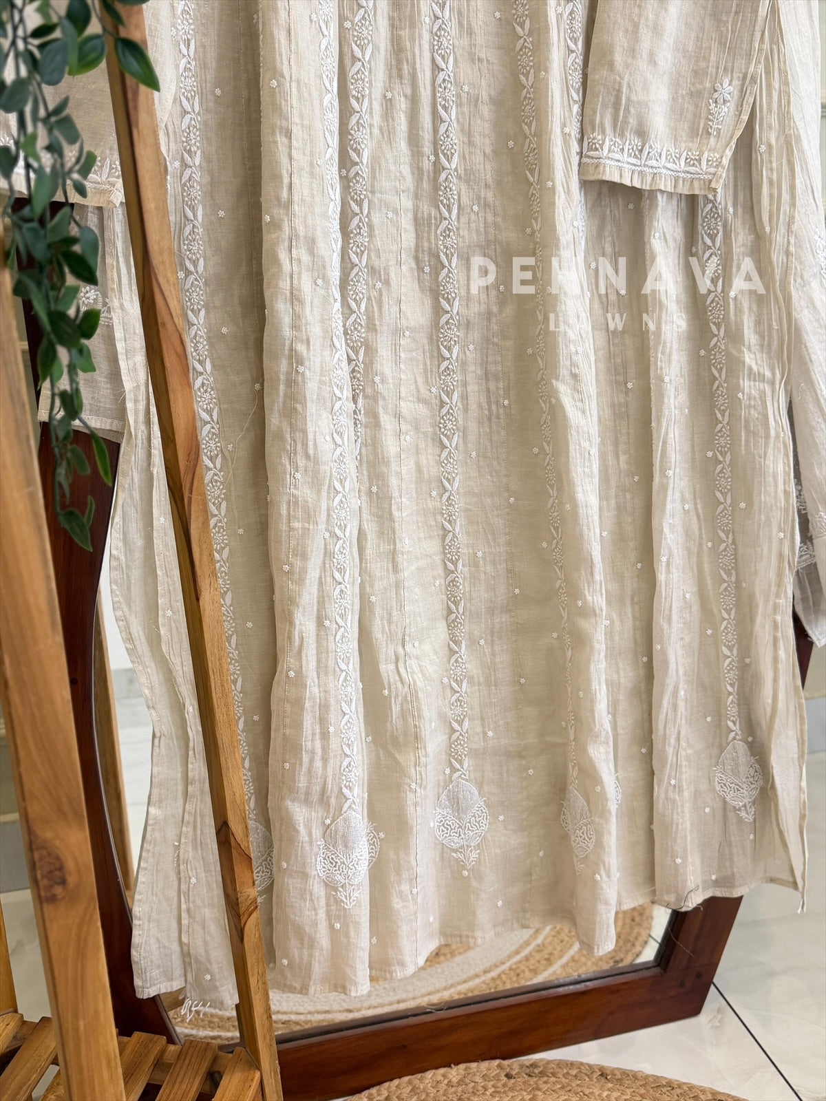 Premium Chikankari Semi-Stitched Suit