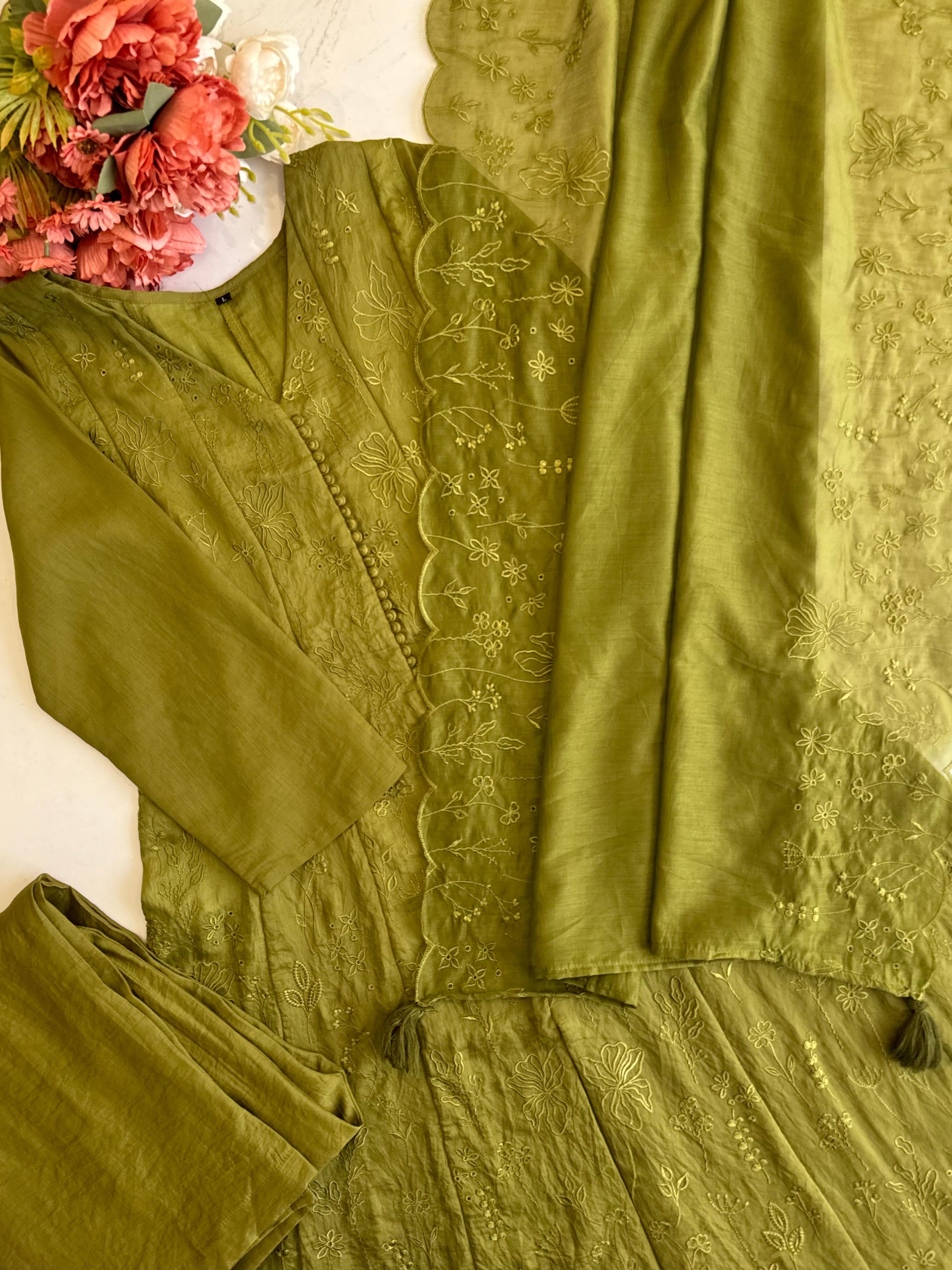 Premium Thread-work Anarkali Suit