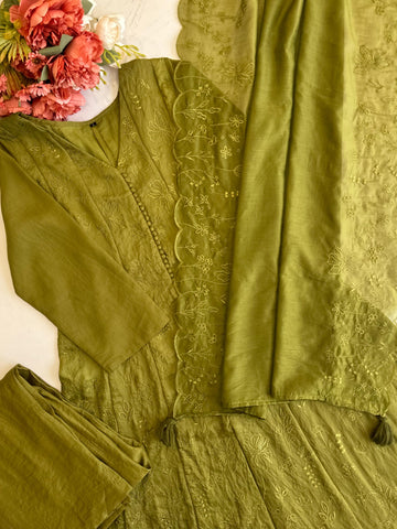 Premium Thread-work Anarkali Suit