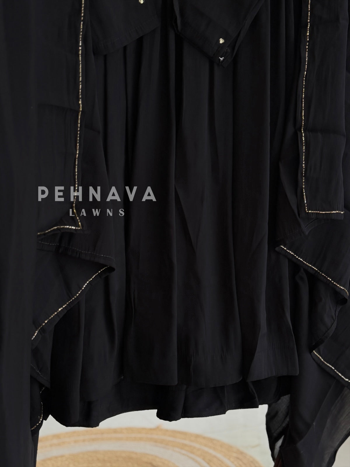Floral Bead Handworked Suit H-185