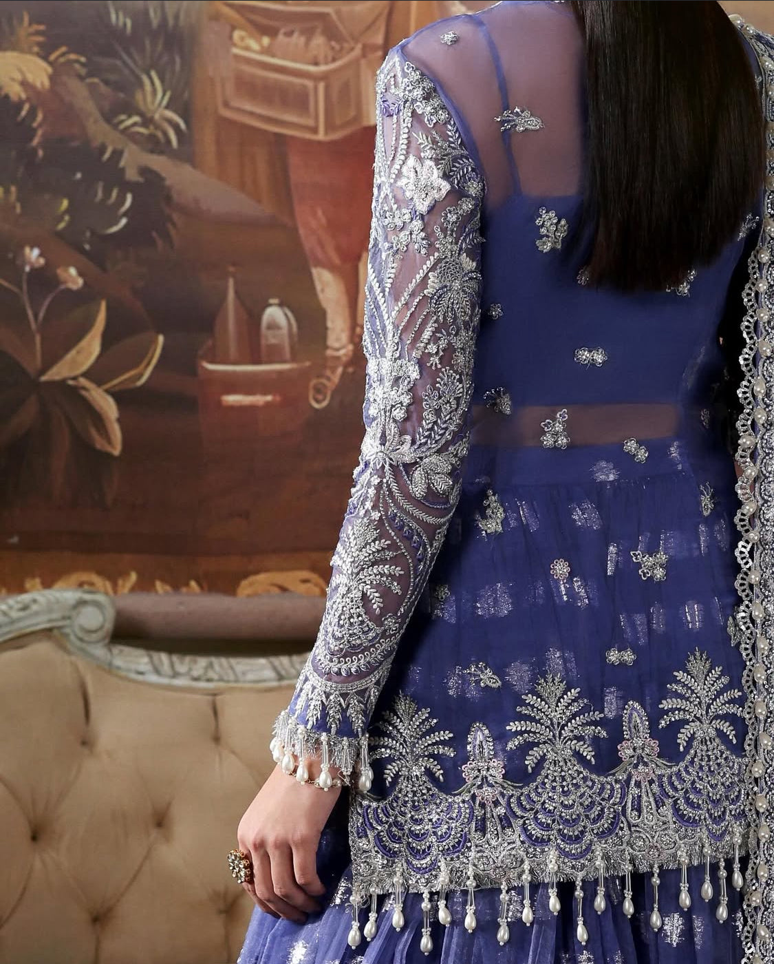 The Silver Dewdrop Premium Suit - BLOOMVEIL