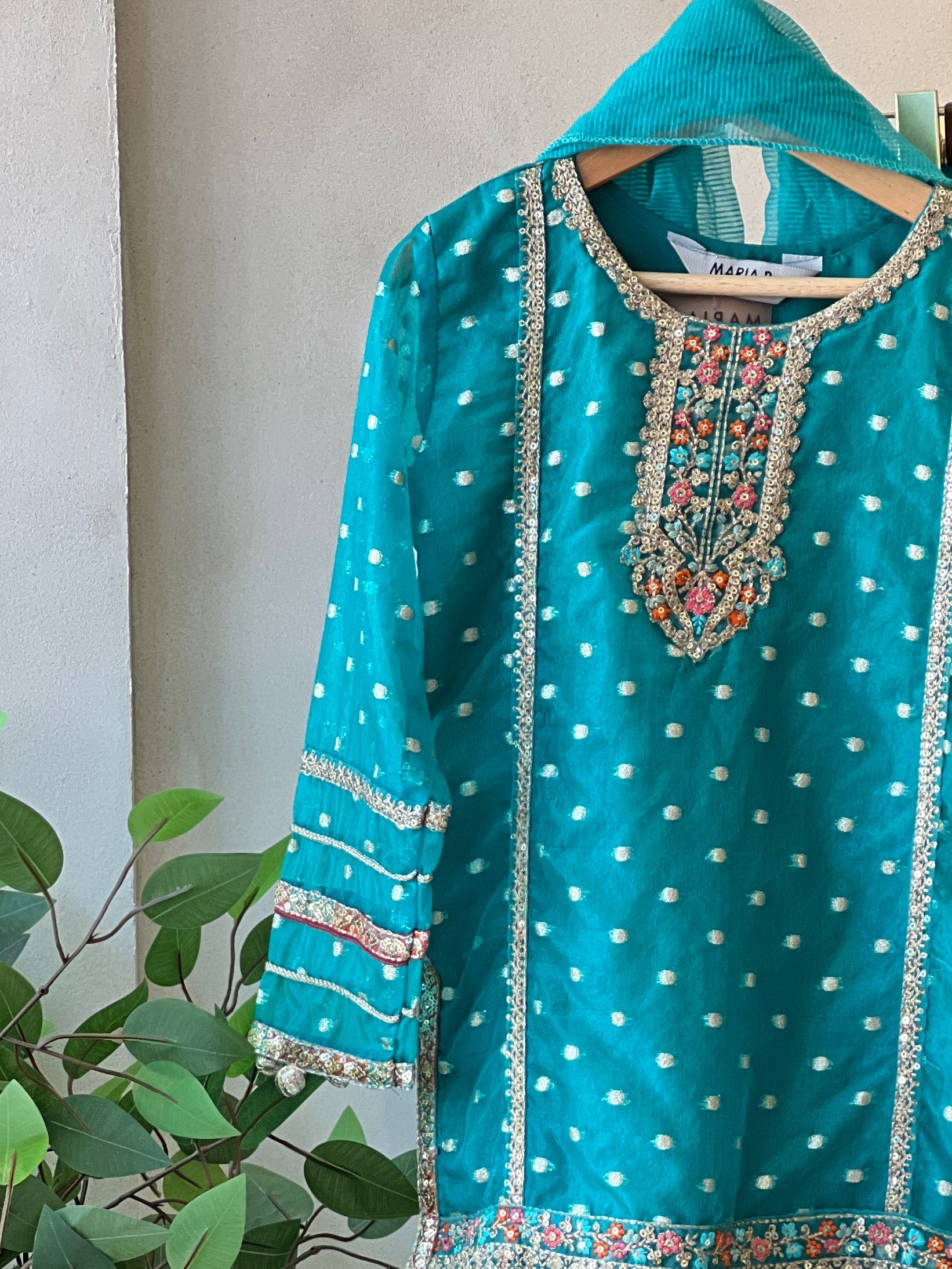 Kids party wear -ready to wear MKS-W25-23 - Pehnava Lawns