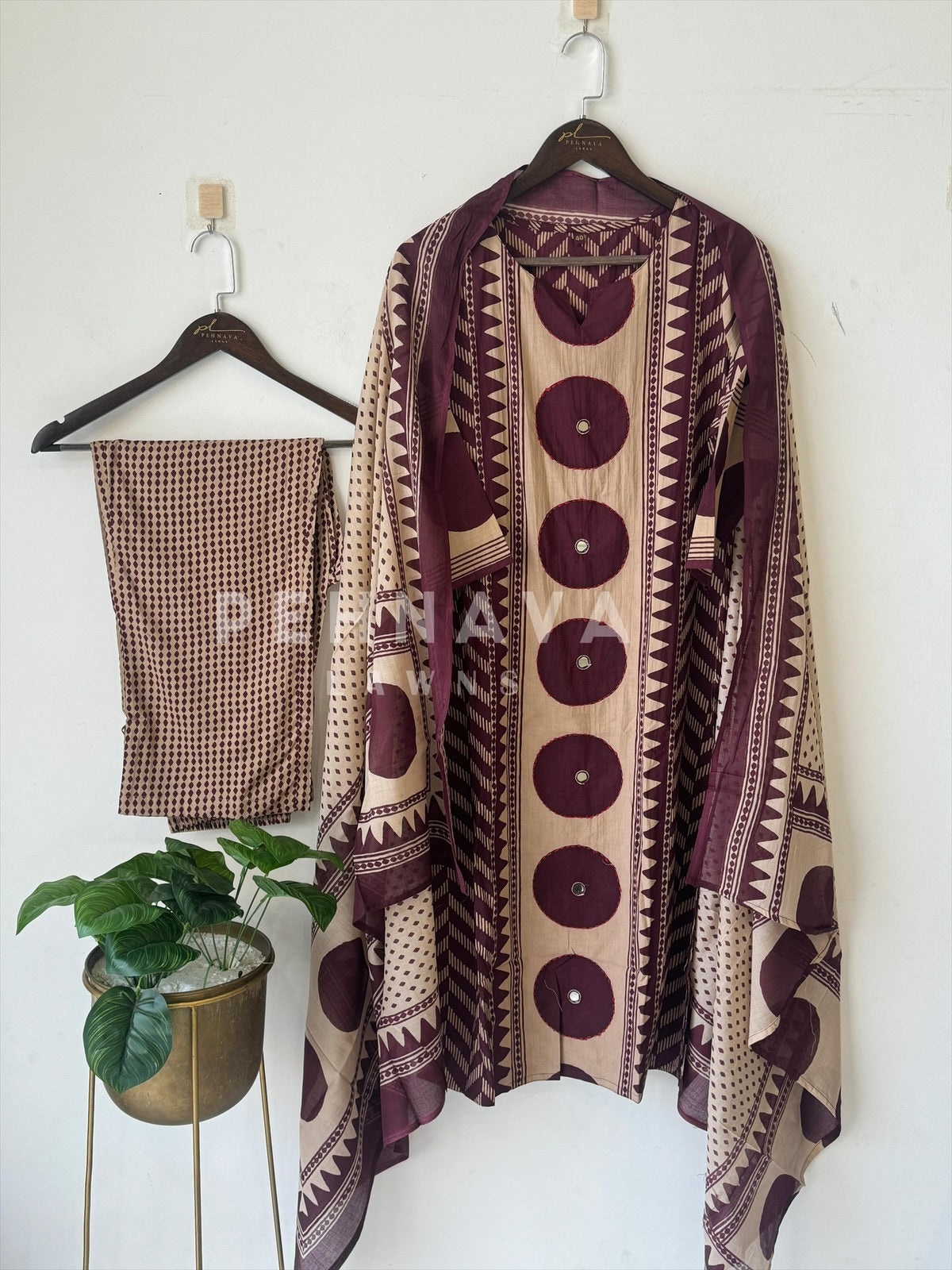 Ethnic Ensemble Suit Set-18712 - Pehnava Lawns