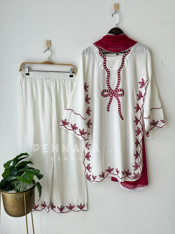 Viral bow embroidered tunics-250