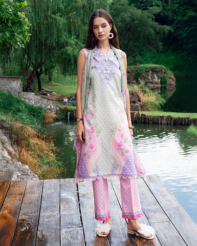 Printed Lawn Collection-TULIP SUGAR