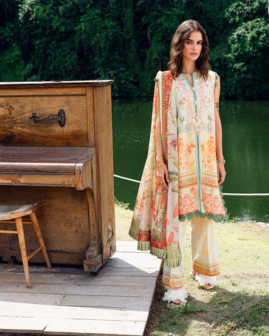 Printed Lawn Collection-GOLD RIDDLE