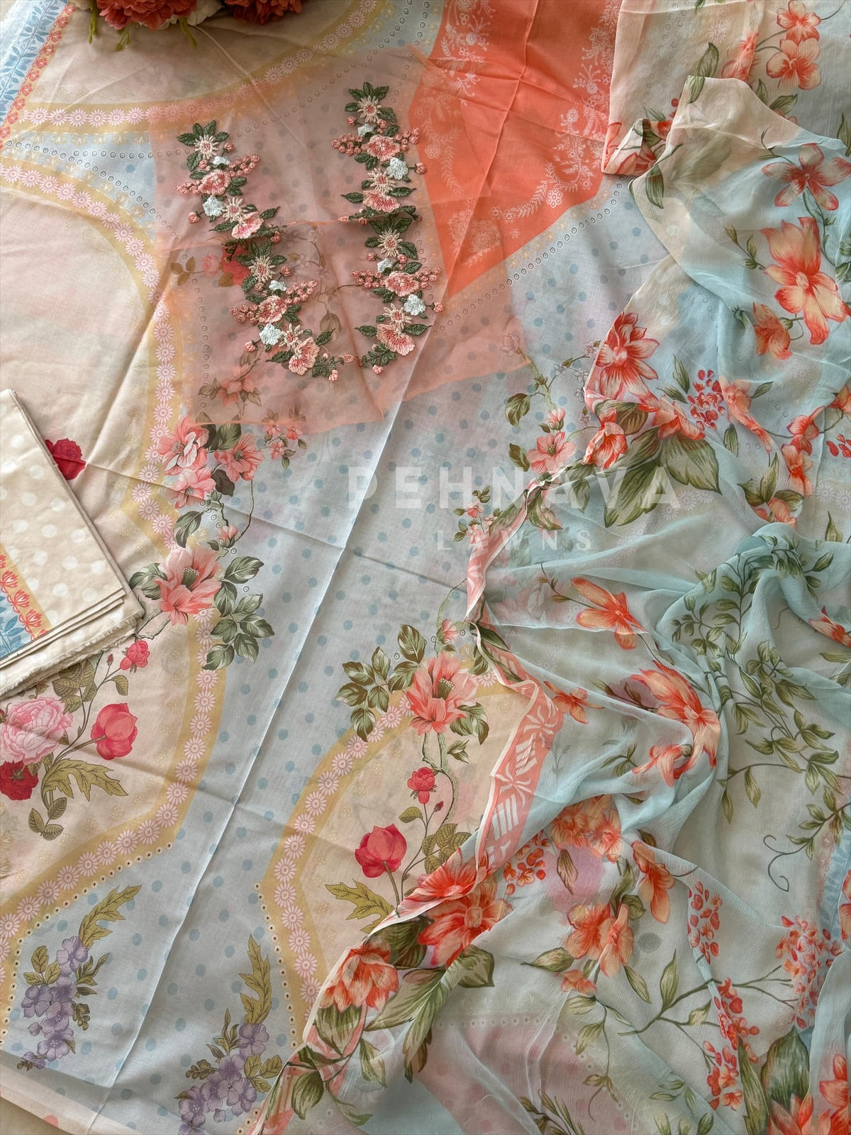 Printed Lawn Collection-Twilight Fizz