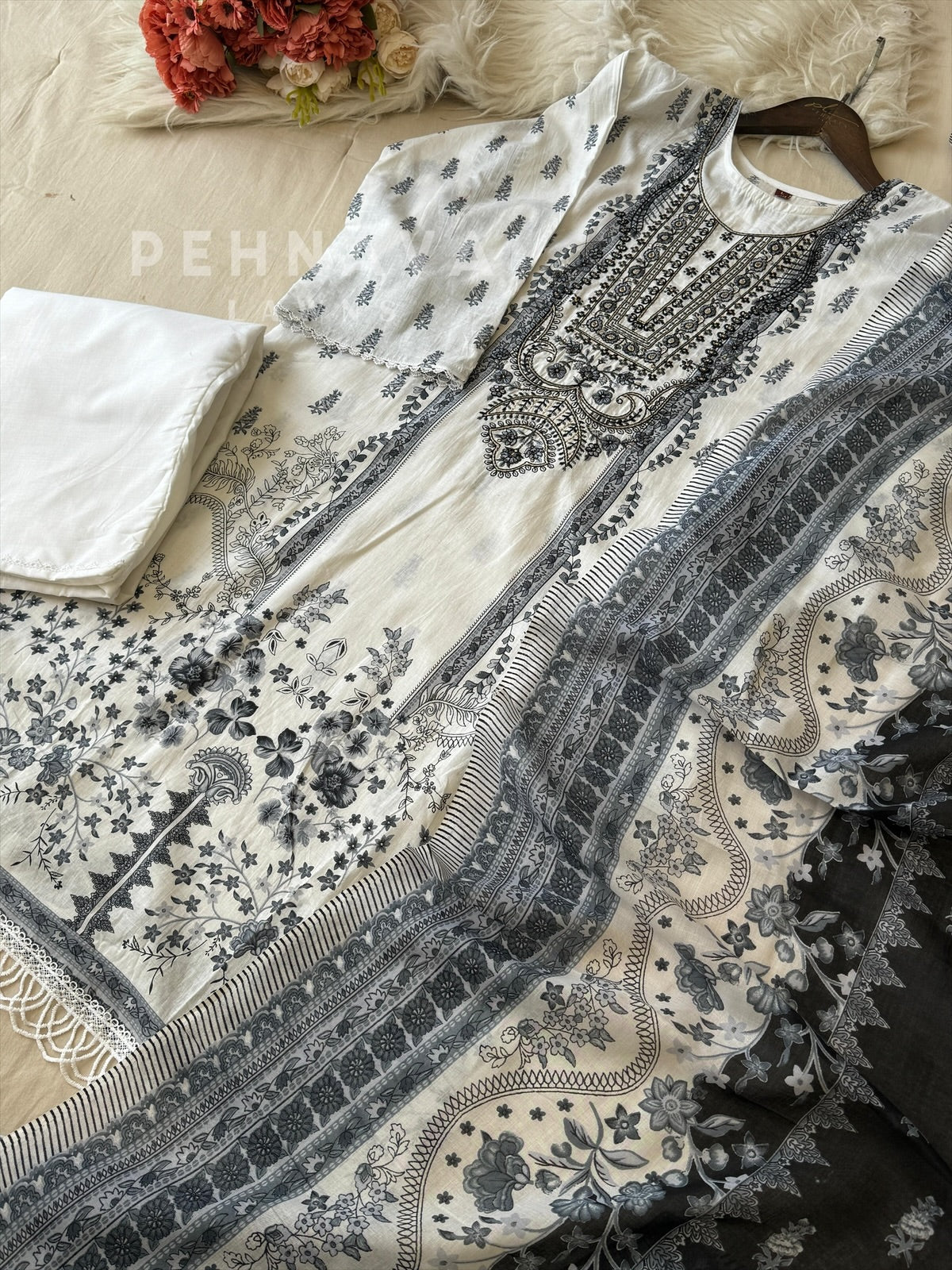 Cotton Three-Piece Set-941-006