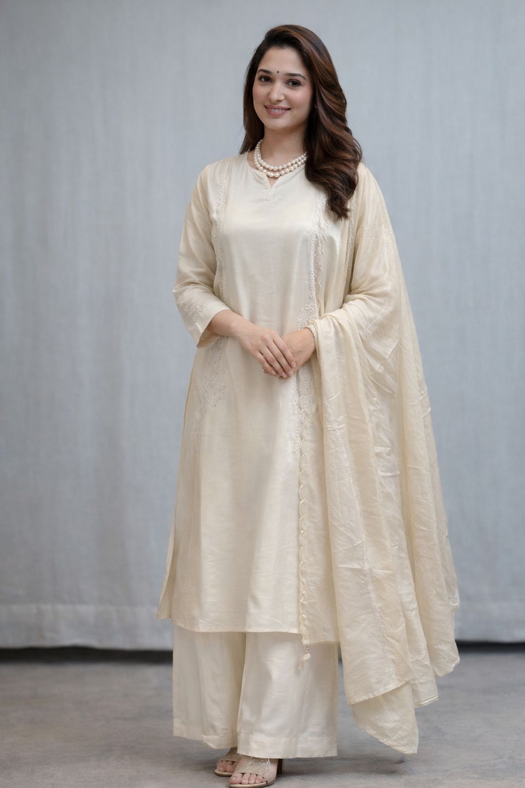 Three Piece Ethnic Suit Set 7125 - Pehnava Lawns
