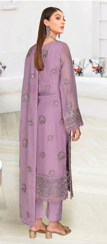 Weightless chiffon suit-WA 442