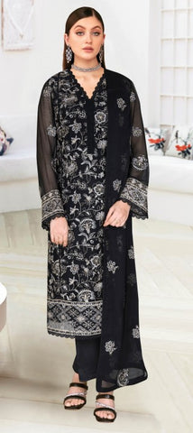 Weightless chiffon suit-WA 442
