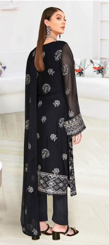 Weightless chiffon suit-WA 442