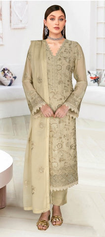 Weightless chiffon suit-WA 442