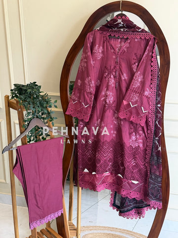 Signature Printed Lawn Stitched Suit-4840