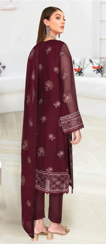 Weightless chiffon suit-WA 442