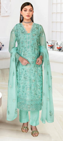 Weightless chiffon suit-WA 442