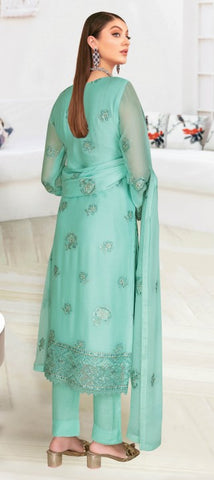 Weightless chiffon suit-WA 442