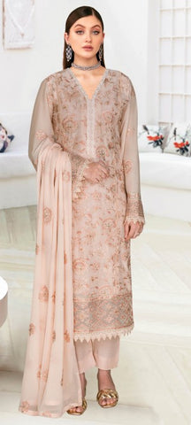 Weightless chiffon suit-WA 442