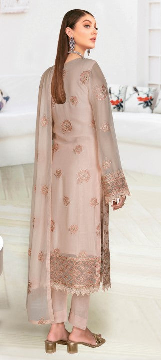 Weightless chiffon suit-WA 442