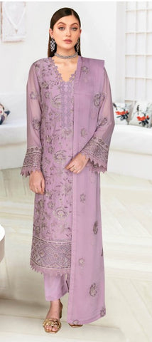 Weightless chiffon suit-WA 442