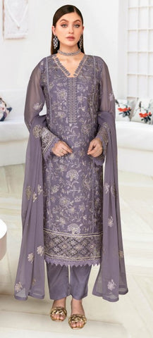 Weightless chiffon suit-WA 442