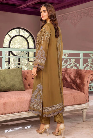 RONAK-E-MEHAL Semi-stitched Party wear Suit -006