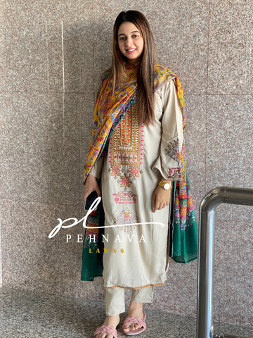 Stunning rayon embroidered casual wear 2510